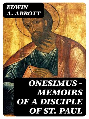 cover image of Onesimus--Memoirs of a Disciple of St. Paul